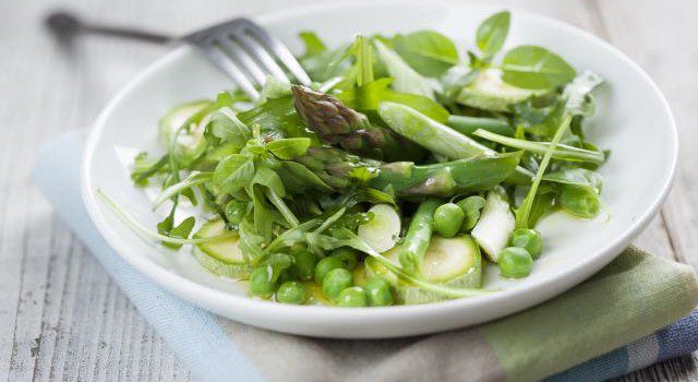 Minted Spring Pea & Asparagus Salad