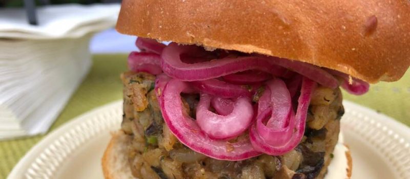 A Vegetarian Burger for Labor Day Savor Culinary Services