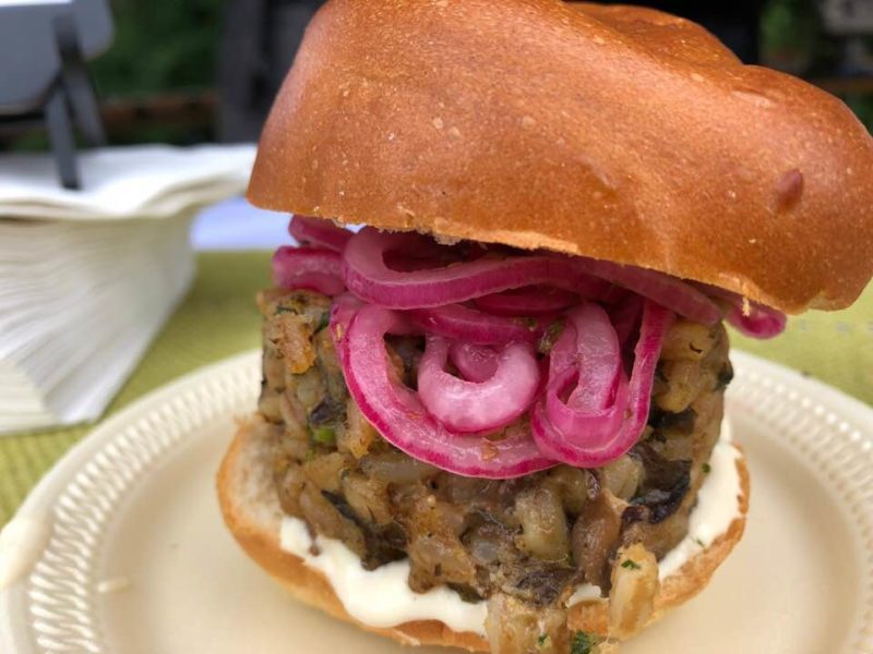 A Vegetarian Burger Recipe for Labor Day