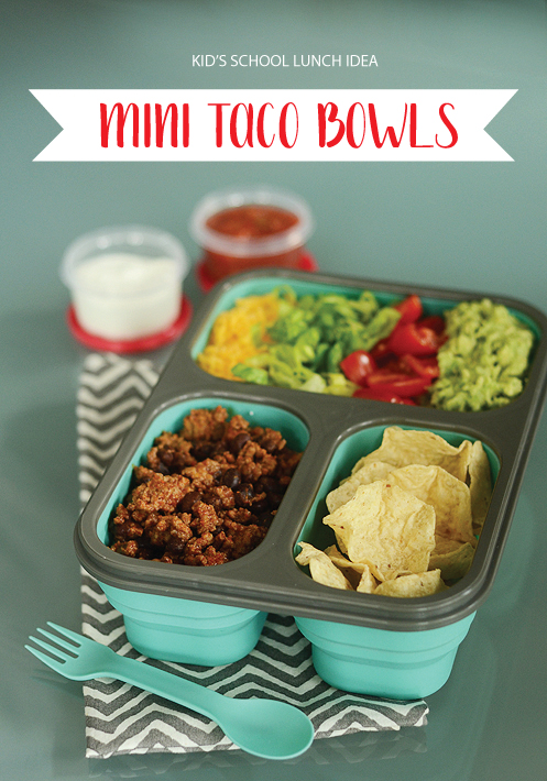 Healthy School Lunch: Mini Taco Bowls Savor Culinary Services