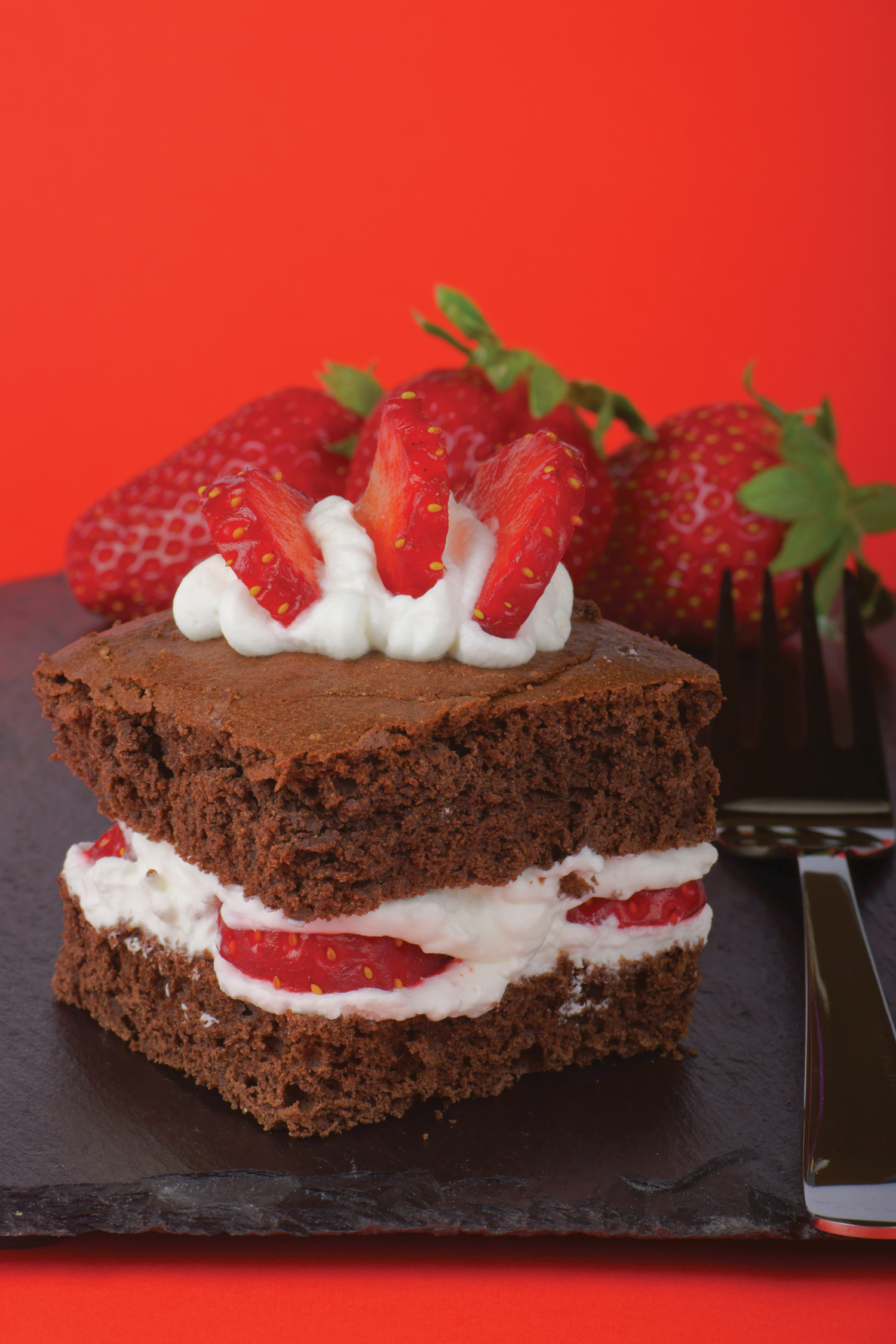 Double-Chocolate-Paleo-Brownie-Stacks Valentine's Day Savor Culinary Services